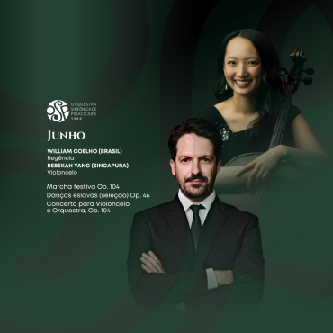 Orquestra Sinfônica de Piracicaba recebe a violoncelista Rebekah Yang, diretamente de Singapura, em concerto dedicado a Antonín Dvořák